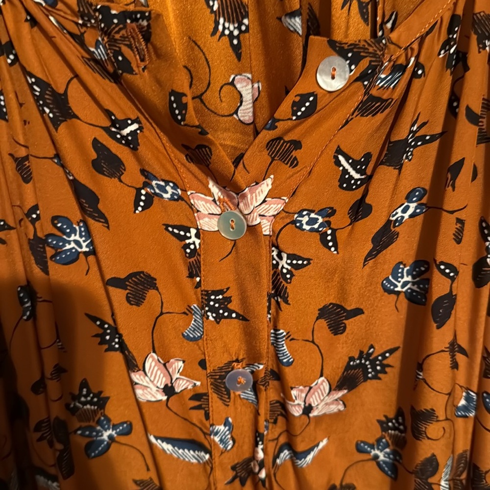 Floral Print Women's Natalie Martin Silk Dress - Picture 4 of 4